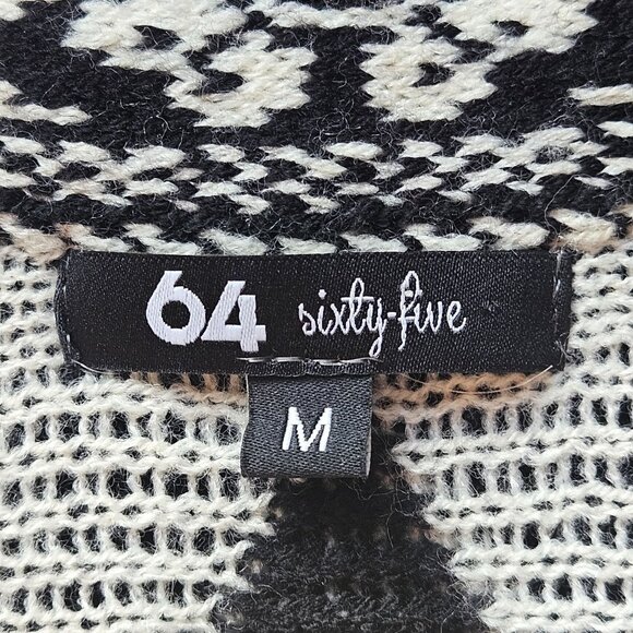 64 Sixty Five Knit Fringe Poncho – Boho Cozy, Cabincore, Fall Streetwear - Picture 3 of 10